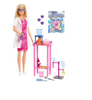 Barbie - Set de muñeca científica y accesorios por 12.99€