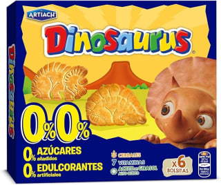 Artiach Dinosaurus 0% pack 2 cajas 185g por 4.46€