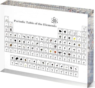 Mukarisk Periodic Table With Real Elements £31.36
