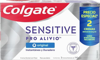 Colgate Sensitive Pro Alivio Inmediato 2x110g por $89 | Amazon