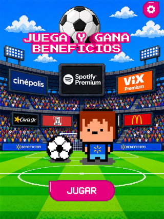 Juego de Fútbol con Premios | Walmart Beneficios