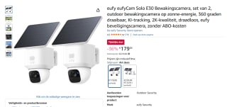 2x eufyCam Solo E30 voor €179 bij Amazon