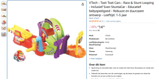 Vtech Toet Toet Cars voor €14,49 bij Amazon