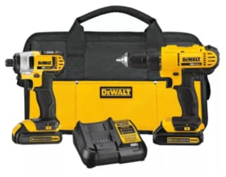 Juego Combinado de Taladro/ Destornillador/ Destornillador de Impacto/ Batería Dewalt