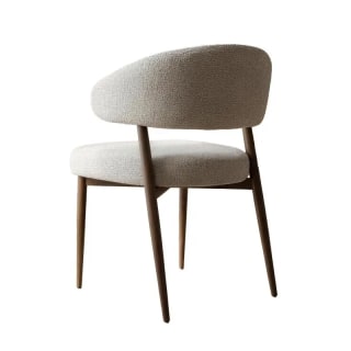Japandi eetkamerstoelen (boucle)- 2 stuks voor €69,95