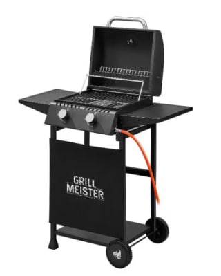 Barbecue à gaz 2 brûleurs, 36 x 37,5 cm pour 94€