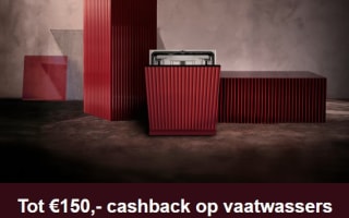 Tot €150 cashback op deelnemende AEG vaatwassers