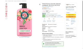 Acondicionador Herbal Essences por $101 | Oferta Amazon