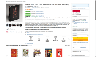 Libro Arte Conceptual Metroid Prime por $600 | Oferta Amazon