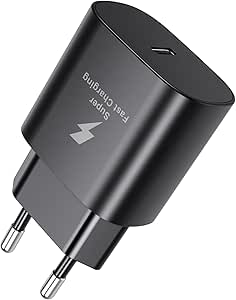 Cargador USB C para Samsung 25W Tipo C por 6.39€