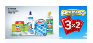 3×2 Limpieza baño y WC en Carrefour