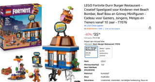 Scoor deze LEGO FORTNITE 77076 Durrr Burger restaurant voor €35,99 bij Amazon