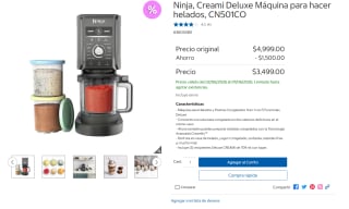 Ninja CREAMi XL Deluxe 11 en 1 por $3,499 | Oferta Costco