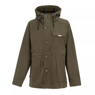 SoulCal Women's Soul Cotton Hooded Button Long Sleeve Parka Jacket | Sizes 8-12