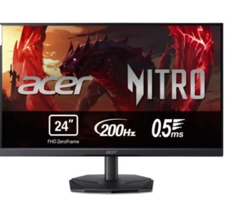 Monitor Acer Nitro KG241YX3BIP 23.8" FHD 200Hz VA FreeSync Premium HDR10 por 89,99€