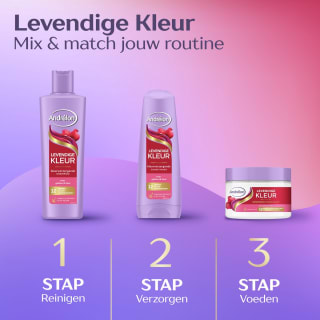 Andrélon Crème Haarmasker Levendige Kleur (6 x 300 ml) voor €8,99 bij Bol