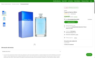 Nautica Voyage 200ml por $269 | Oferta Bodega Aurrera