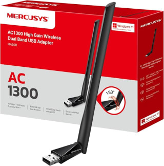 Mercusys MA30H adaptador WiFi USB AC1300 por 9,49€ en Amazon