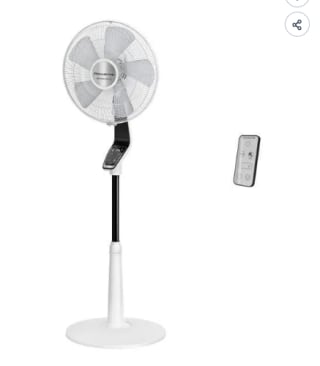 Ventilateur sur pied VU5690F0 Rowenta Turbo Silence Extreme à 126,92€