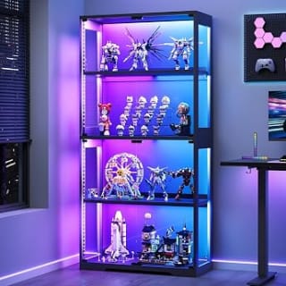 Coleshome Vitrine LED RGB 160 cm pour 117,32€ chez Amazon