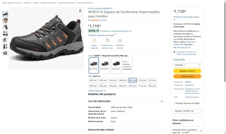 Zapatos Senderismo Impermeables NORTIV 8 por $759 | Amazon