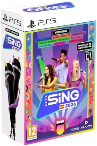 Let's Sing 2026 + 2 micrófonos para PS5 por 26,99€ en Amazon