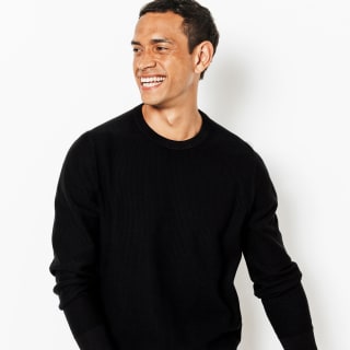 Pull col rond jeux de points fantaisie à 12€ chez Jules