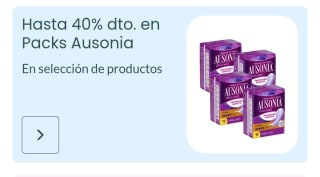 Hasta -40% de Descuento en Packs Ausonia.