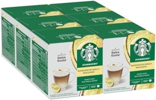 STARBUCKS Vanilla Macchiato de Nescafé Dolce Gusto, Cápsulas de Café 72 Caps a 13.2€