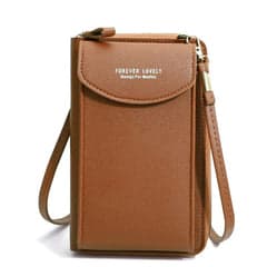 Bolso Bandolera con Cremallera, Monedero y Correa Ajustable por 2.99€