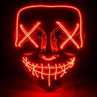 TK Gruppe Timo Klingler Masque d'horreur à LED pour 9,91€ chez Amazon