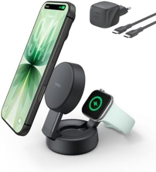 Belkin UltraCharge Pro 2-in-1 Qi2 draadloze oplader voor €64,99 bij Amazon
