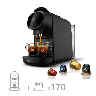 L'OR BARISTA Sublime Piano Noir + 170 cápsulas por 69€