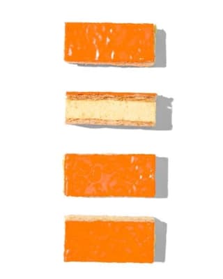 50% korting oranje tompouce WK 4 stuks bij de Hema