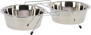 Kerbl Gamelle double inox 2x1800 ml à 6,62€ chez Amazon
