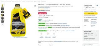 Meguiar's G17748 Ultimate Wash & Wax (48 onzas) por $258 en Amazon