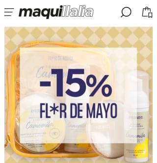 -15% de Descuento en Flor de Mayo desde Maquillalia.