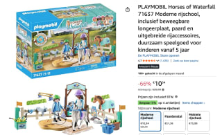 Playmobil PLAYMOBIL Horses of Waterfall Moderne paardrijschool voor €10,34 bij Amazon