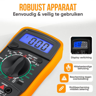 Strex Digitale Multimeter (AC/DC) voor €15,25 bij Bol