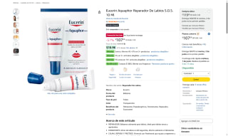 Bálsamo Labial Eucerin por $108 | Oferta Amazon