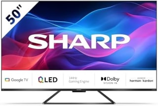 Sharp Gaming QLED 144Hz 50GR8265E Google TV de 50", 4K Ultra HD por 433.21€