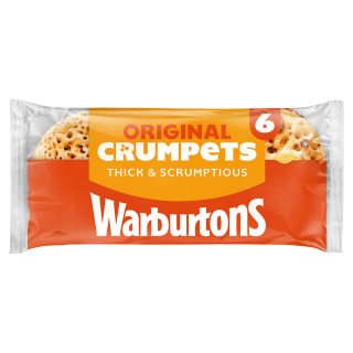 Warburtons Crumpets 6 Pack for £0.75 at Tesco