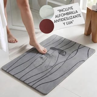 POPYS Alfombra de Baño de Diatomita 60x40 cm por 13,99€ en Amazon
