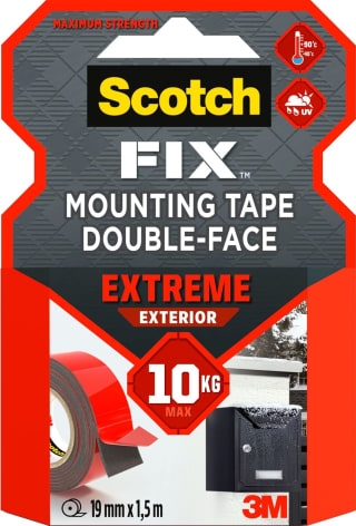 Scotch-Fix Ruban adhésif double-face 19 mm x 1,5 m pour 19,93€ chez Amazon