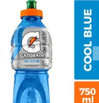Bebida Isotonica Cool Blue 750 ML Gatorade $1000 disponible en Tottus, Chile