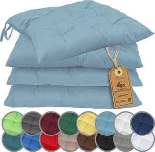 NatureMark set de 4 cojines para sillas 40x40 cm por 16,05€ en Amazon
