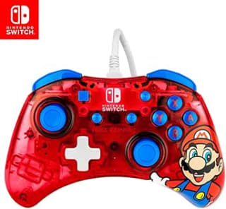 PDP Rock Candy Mando con Cable para Nintendo Switch Mario (Nintendo Switch) por 9€