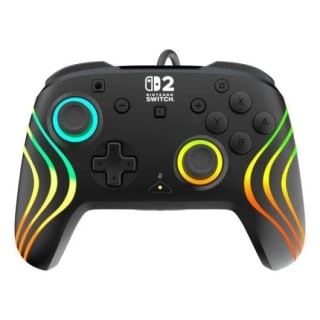 Mando Turtle Beach Afterglow Wave Negro RGB con cable para Switch 2 por 14.99€