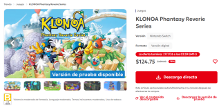 KLONOA Phantasy Reverie Series por $125 | Nintendo eShop
