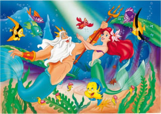Lisciani De kleine zeemeermin double face puzzel (108 stukjes) voor €2,69 bij Bol